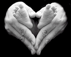 Xmas - hands baby feet heart edit