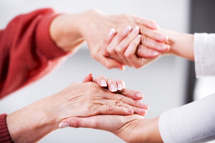 caretaker hands