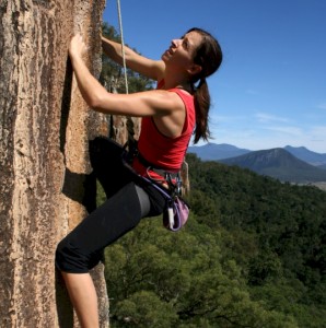Rock climbing - courage - 1-30-14
