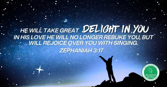 Gods Goodness - He delights in you! Zephaniah 3:17