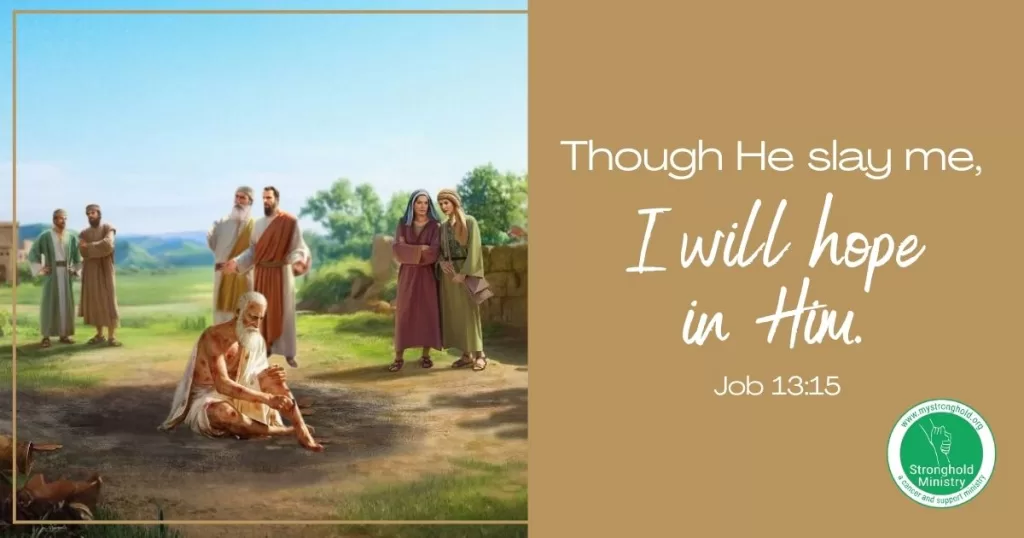 Job got real with God and said, "Though He slay me, I will hope in Him."